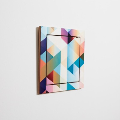 Fläpps shelf 40x40 Criss Cross red Ambivalenz 2