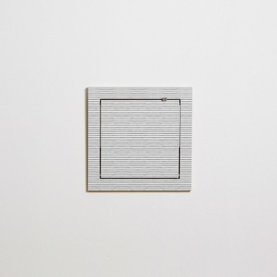 Mensola Fläpps 40x40 strisce acquerello Ambivalenz