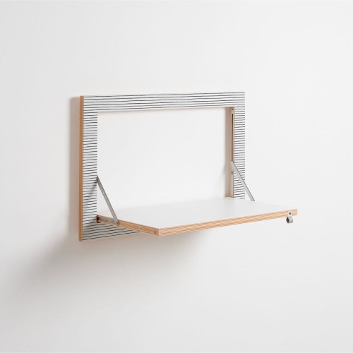 Mensola Fläpps 60x40 strisce acquerello Ambivalenz