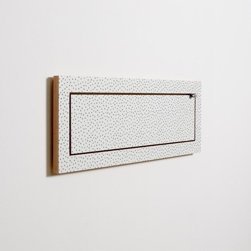 Mensola Acquerello Fläpps 80x27 a pois Ambivalenz