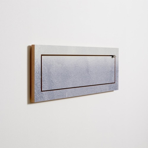 Mensola Fläpps 80x27 grigio sfumato Ambivalenz