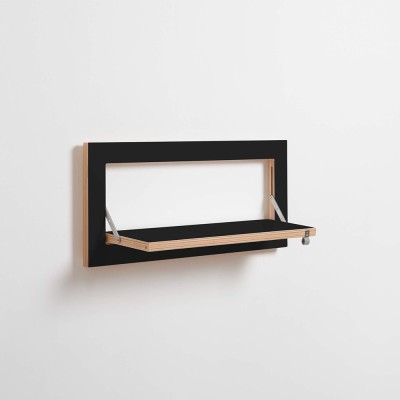 Fläpps shelf 60x27 black Ambivalenz 2