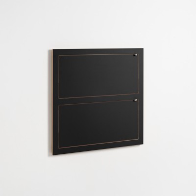 Fläpps Doppelregal 80x80 schwarz Ambivalenz 2