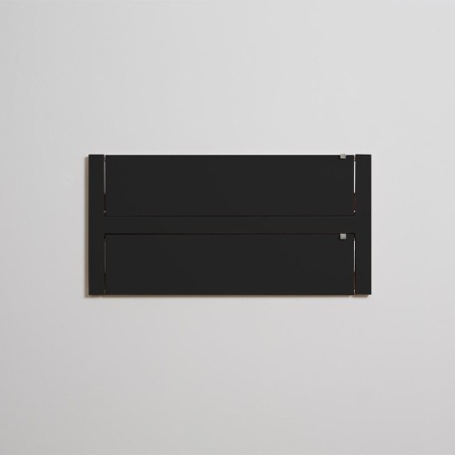 Ripiano doppio Fläpps 80x40 nero Ambivalenz
