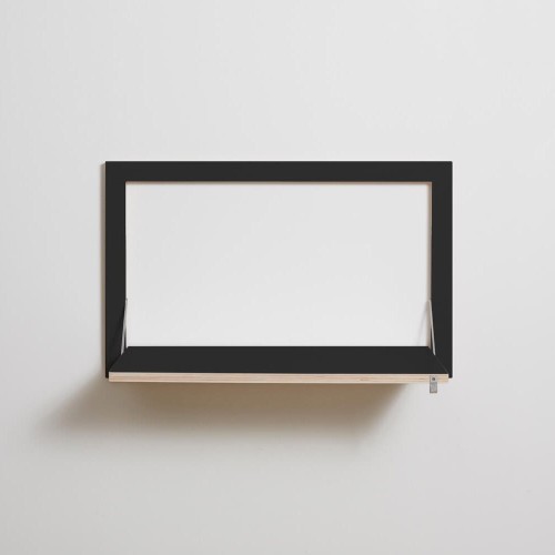 Fläpps folding wall desk black Ambivalenz