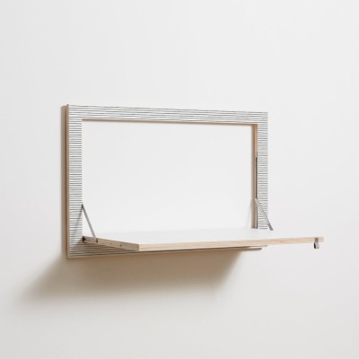 Folding wall desk Fläpps Watercolor Stripes Ambivalenz 2