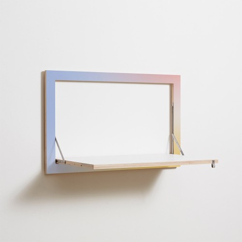 Fläpps Sunrise folding wall desk Ambivalenz