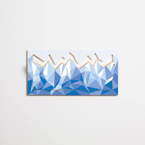 Perchero de pared Fläpps Hillhäng Iceberg Ambivalenz