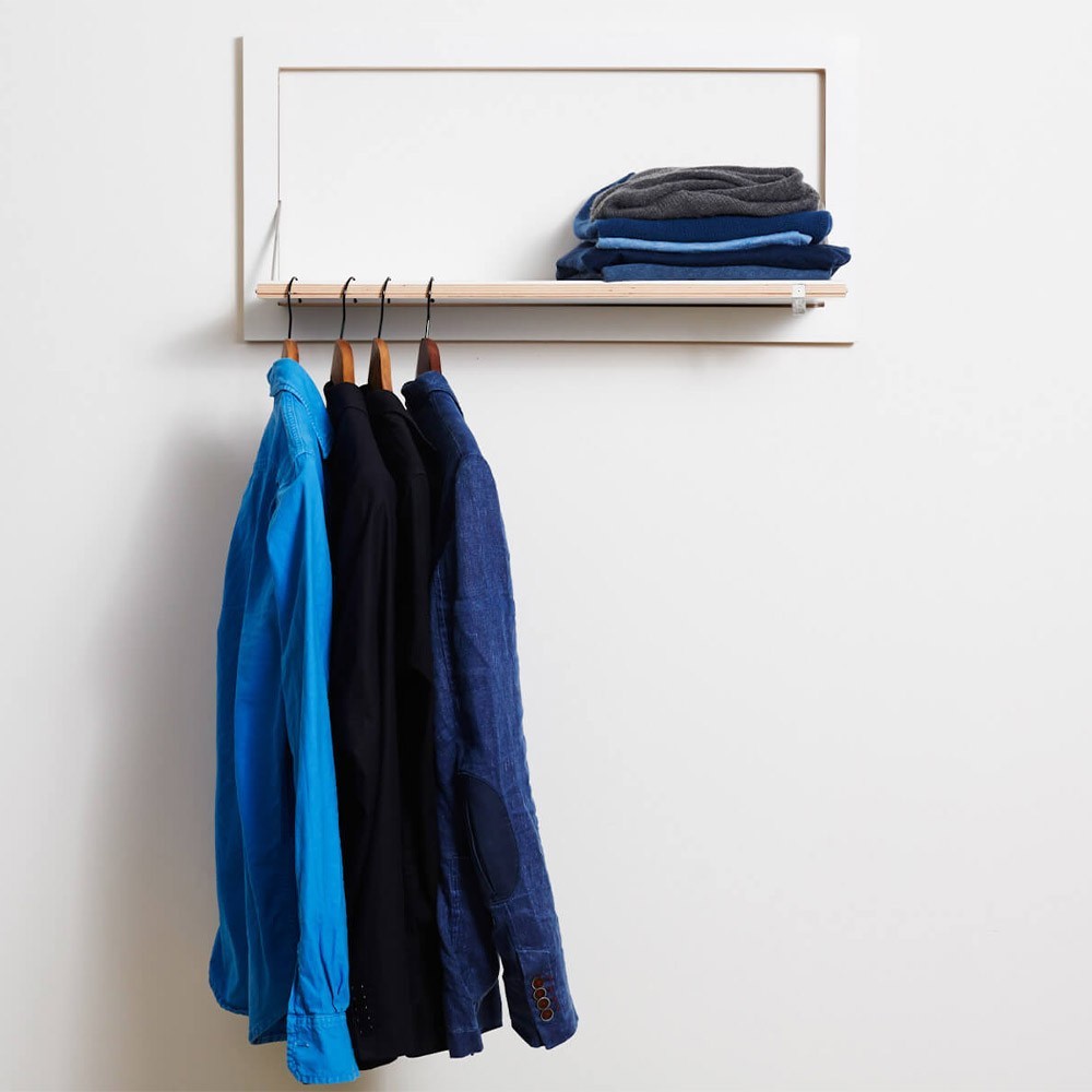 Fläpps Hillhäng Wandgarderobe weiß Ambivalenz