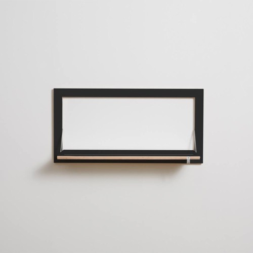 Fläpps Hillhäng armario de pared negro Ambivalenz