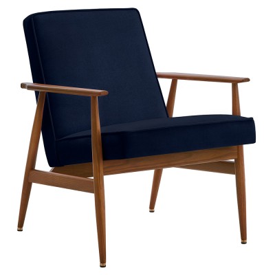 Fox armchair indigo velvet 366 Concept 366 Concept