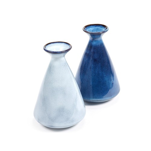 Pure blue enamel pitcher Serax