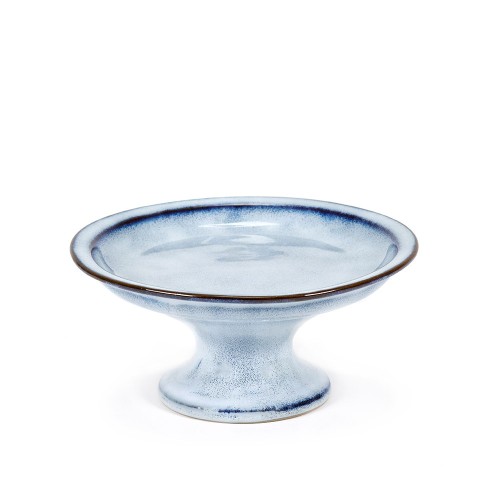 Reine blaue Emaille-Kuchenform S. Serax