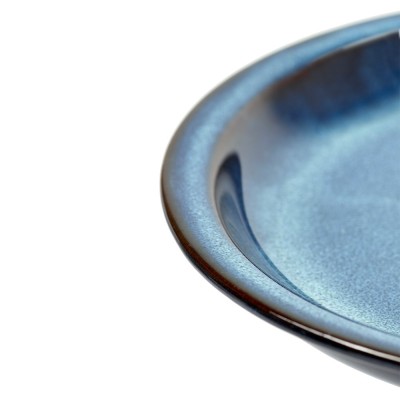 Zuivere donkerblauwe emaille cakevorm S Serax 2