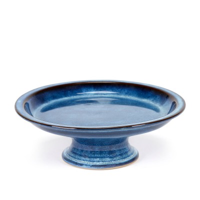 Dark blue pure enamel cake pan L Serax Serax