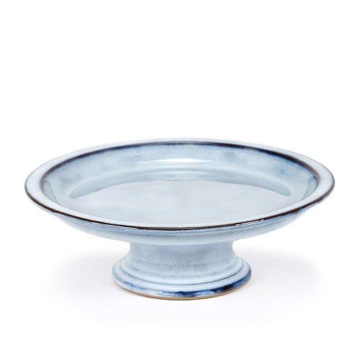 Reine blaue Emaille-Kuchenform L. Serax