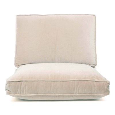 Housse seule Fauteuil Croisette Velours écru Honoré Honoré