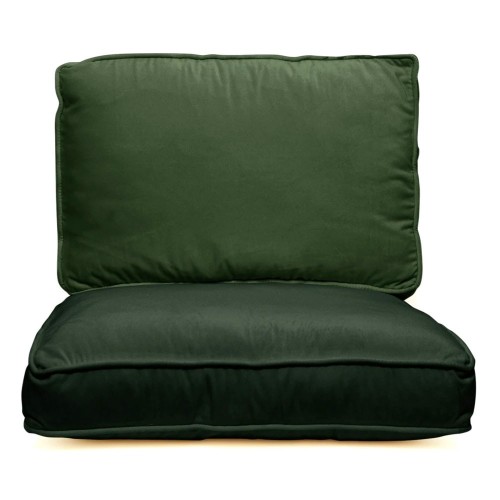 Funda solo sillón Croisette terciopelo verde bosque Honoré