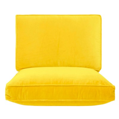 Fodera solo poltrona Croisette velluto giallo Honoré Honoré