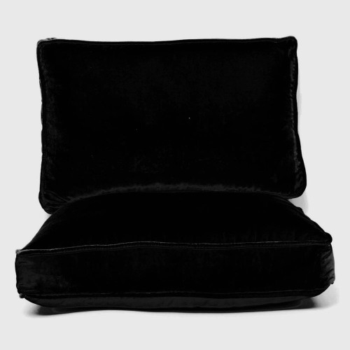 Cover only Croisette armchair black velvet Honoré