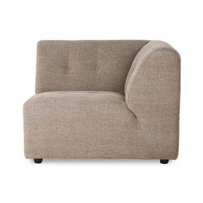 Straight module Vint sofa in taupe linen HKliving