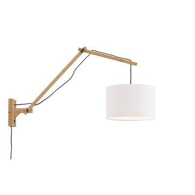 Lampe murale Andes naturel & blanc L Good & Mojo 2