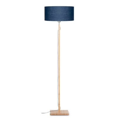 Fuji vloerlamp naturel & marineblauw Good & Mojo