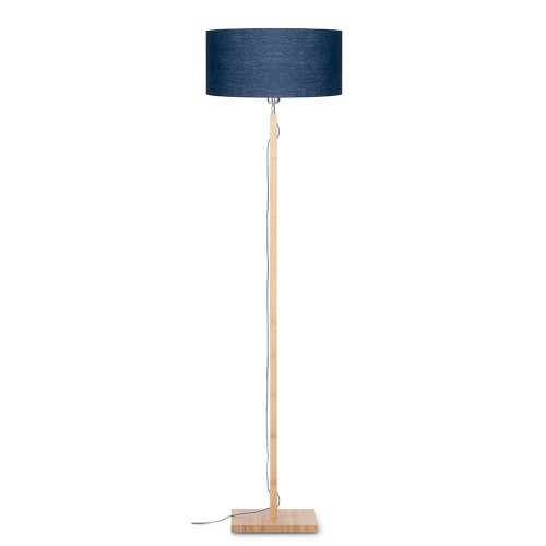Lampadaire Fuji naturel & bleu marine Good & Mojo