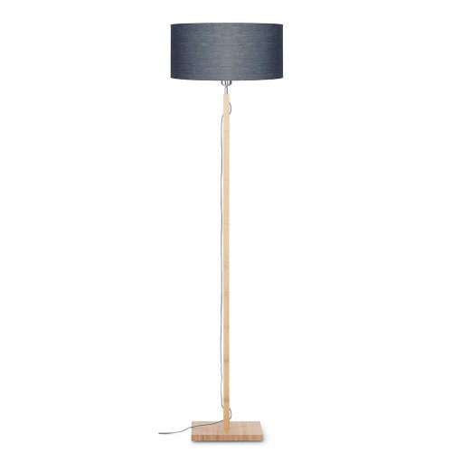 Fuji floor lamp natural & dark gray Good & Mojo