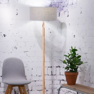 Lampadaire Fuji naturel & gris clair Good & Mojo 2