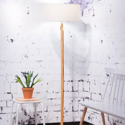 Lampada da terra Fuji lino naturale e leggero Good & Mojo