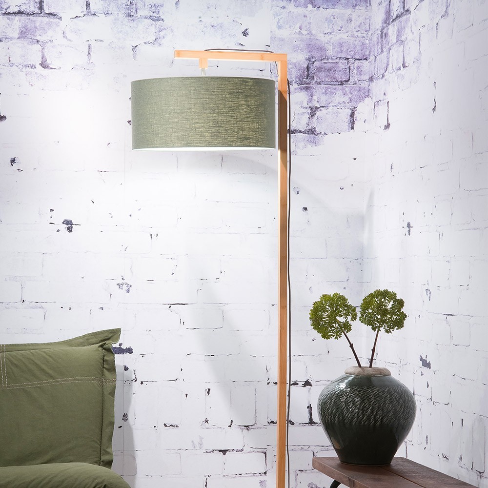Lampadaire Himalaya naturel & vert forêt Good & Mojo