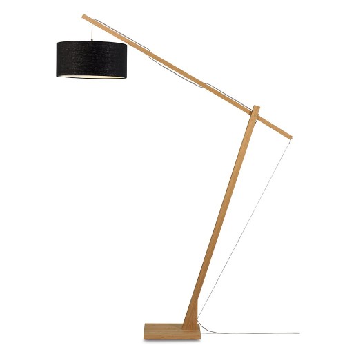 Mont Blanc floor lamp natural & black Good & Mojo