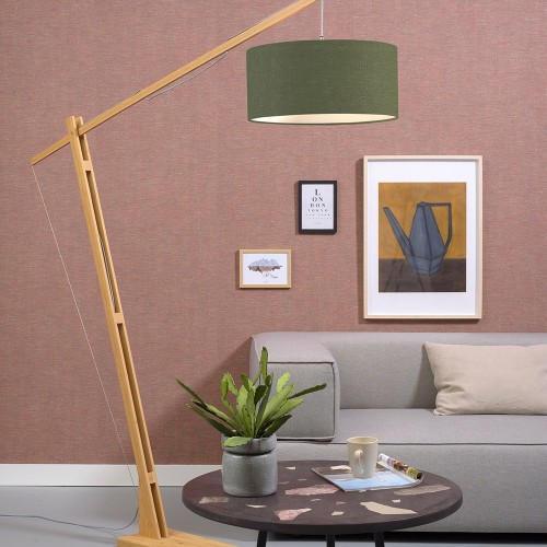 Mont Blanc vloerlamp naturel & bosgroen Good & Mojo