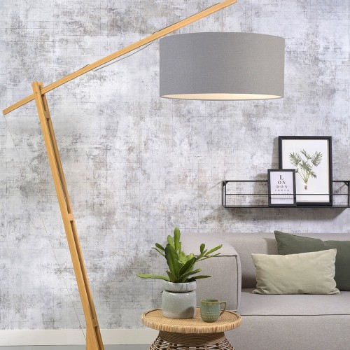 Mont Blanc vloerlamp naturel & lichtgrijs Good & Mojo