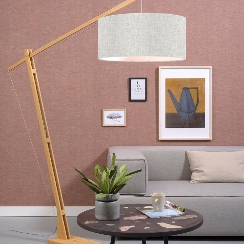 Mont Blanc floor lamp natural & light linen Good & Mojo