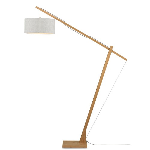 Mont Blanc floor lamp natural & light linen Good & Mojo