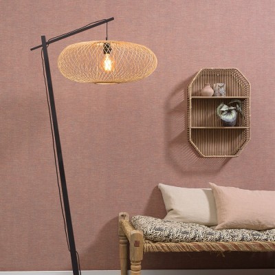 Floor lamp Cango black & natural Good & Mojo 2