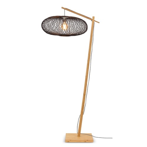 Floor lamp Cango natural & black Good & Mojo