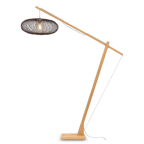 Stehlampe Cango natural & schwarz L. Good & Mojo