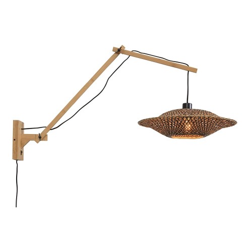 Lampe murale Bali naturel L Good & Mojo