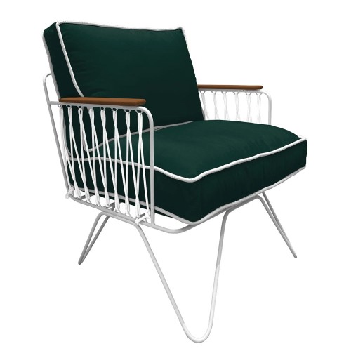Fauteuil Croisette Outdoor forest green Honoré