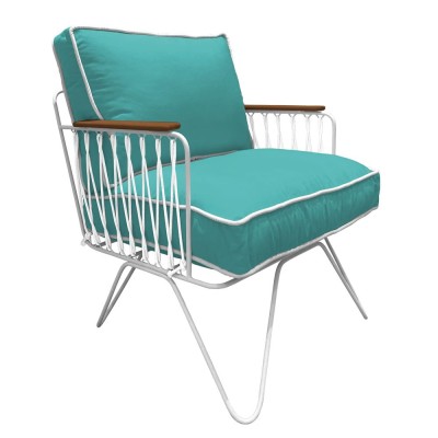 Croisette Outdoor fauteuil turkoois Honoré 2