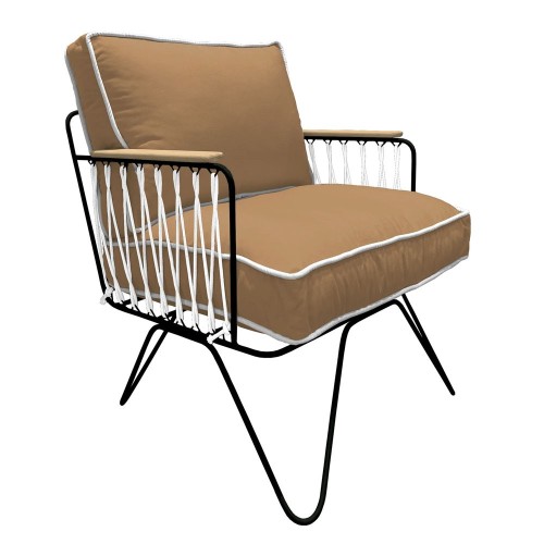 Fauteuil Croisette Outdoor toast Honoré