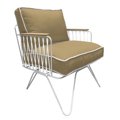 Croisette Outdoor Gold Sessel Honoré