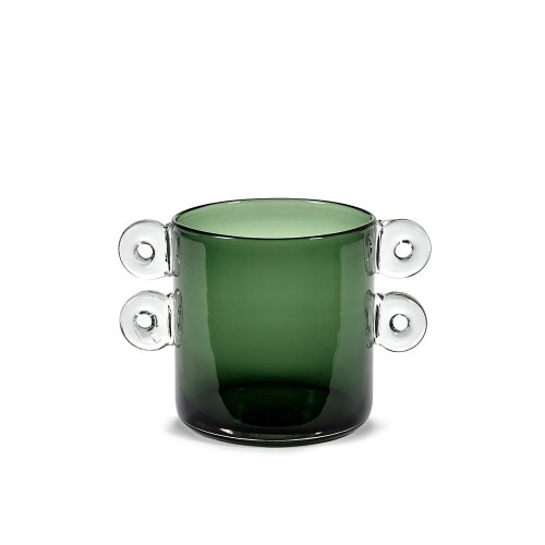 Vaso Wind & Fire verde scuro Serax