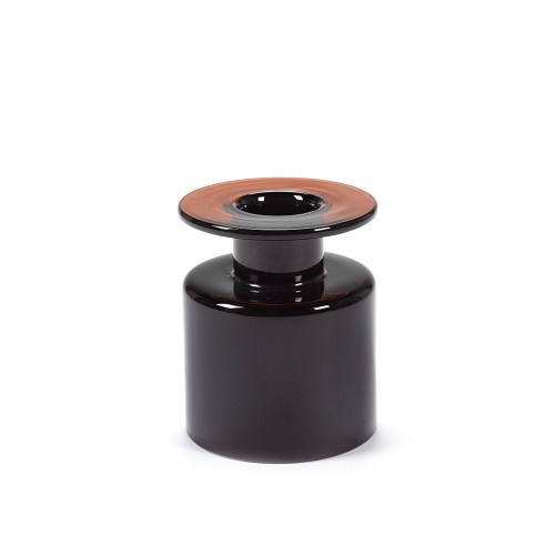 Wind & Fire vase black & dark brown Serax