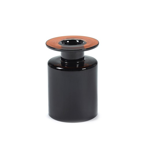 Vase Wind & Fire noir & marron foncé H27 cm Serax