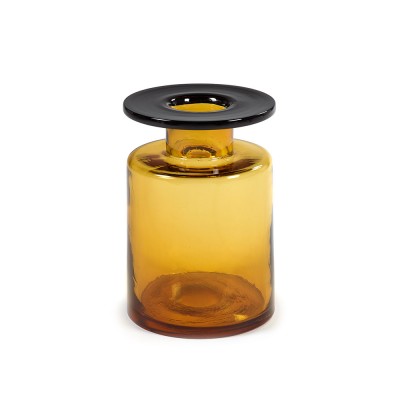 Vase Wind & Fire ambre & noir H27 cm Serax Serax