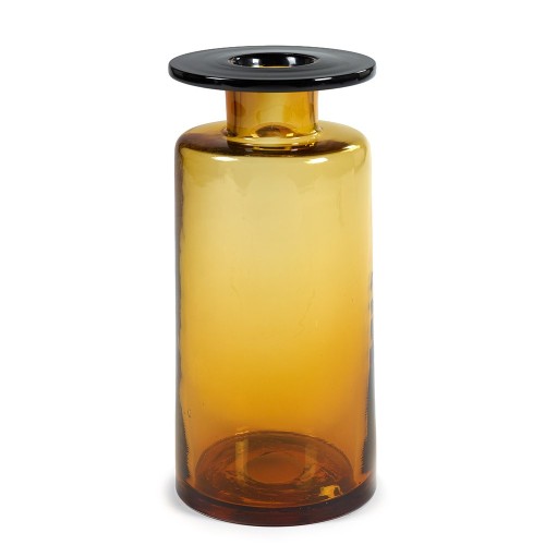 Wind & Fire vase amber & black H40 cm Serax